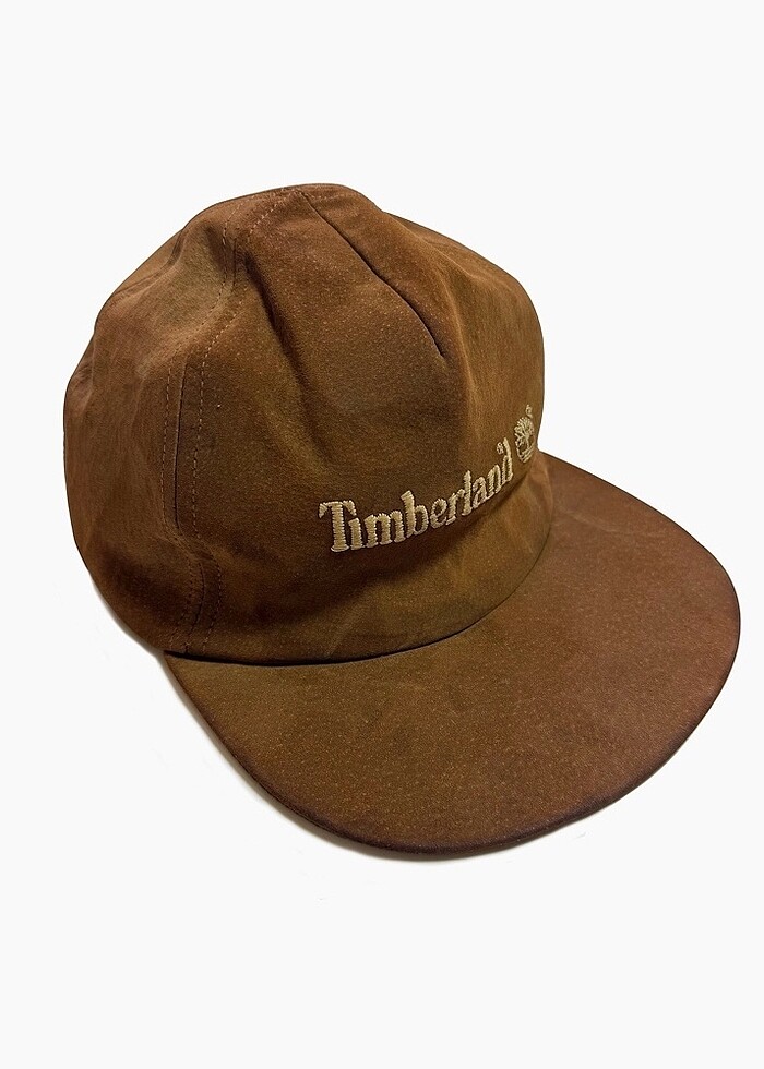 90s Timberland Suet Deri Sapka - Görsel 4