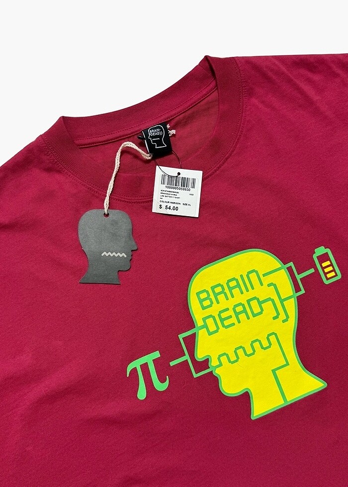 Brain Dead Low Battery Tshirt - Görsel 3