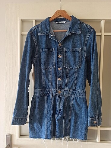 Zara Zara Trf Denim Elbise