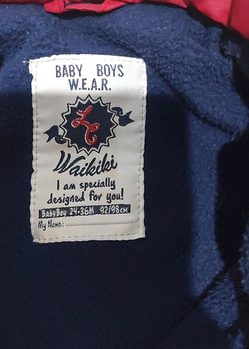 Bordo Erkek Bebek Yelek LC Waikiki 24-36 Ay - Görsel 4