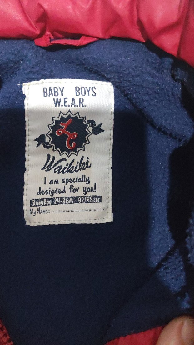 Bordo Erkek Bebek Yelek LC Waikiki 24-36 Ay - Görsel 4