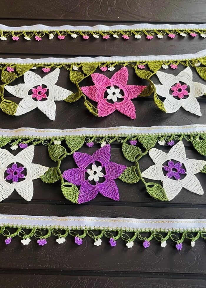 Tığ işi havlu kenarı - Görsel 2