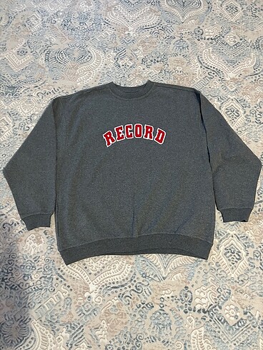 Record Marka Kalın Erkek Sweatshirt