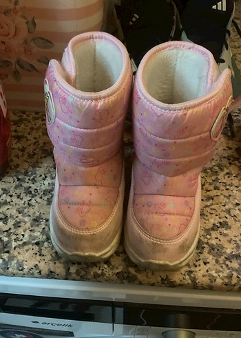 Pembe Kız Çocuk Barbie Bot - Görsel 3