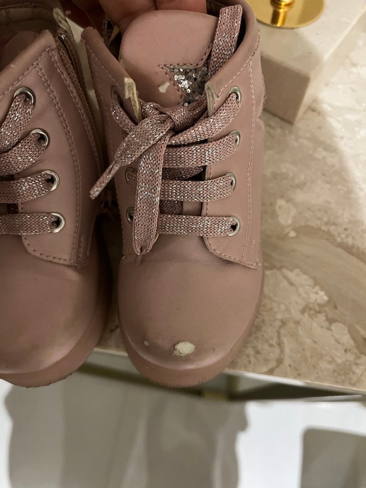 Pembe Simli ışıklı Kız Botları - Görsel 5