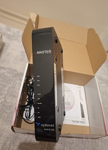 SIFIR GİBİ NETMASTER CBW-383ZN DOCSIS 3.0 VoIP WiFi MODEM-ROUTER