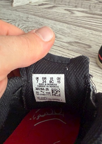 Siyah Erkek Çocuk Puma Spor Ayakkabı - Görsel 3