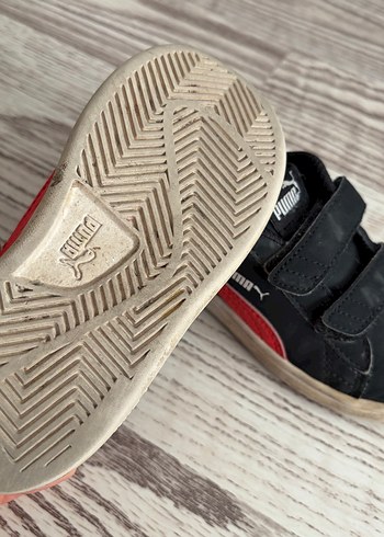 Siyah Erkek Çocuk Puma Spor Ayakkabı - Görsel 2