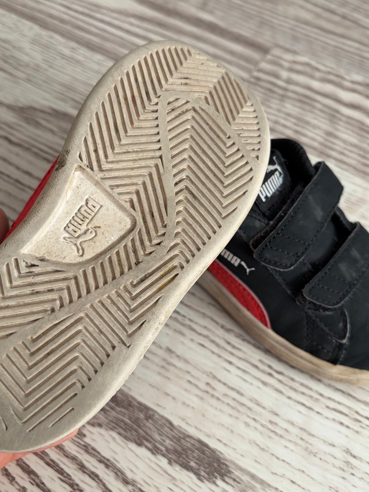 Siyah Erkek Çocuk Puma Spor Ayakkabı - Görsel 2