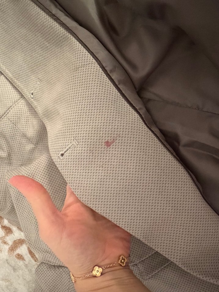 Bej Erkek Ceket Notch Yaka Düğmeli - Görsel 4