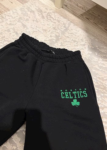 Siyah Rahat Kesim Kadın Eşofman Altı - Görsel 2