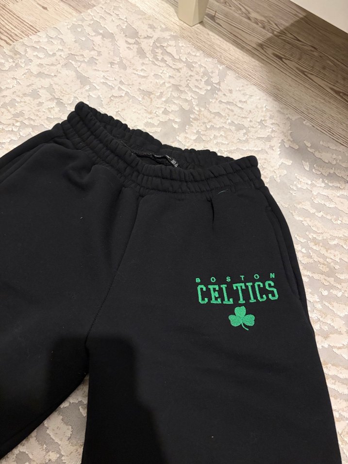 Siyah Rahat Kesim Kadın Eşofman Altı - Görsel 2