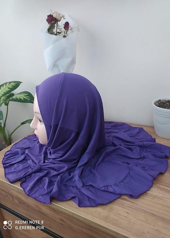 fırfırlı çocuk başörtüsü
