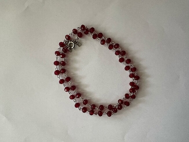 Vivienne Westwood kirmizi gotik vampir rosary kolye