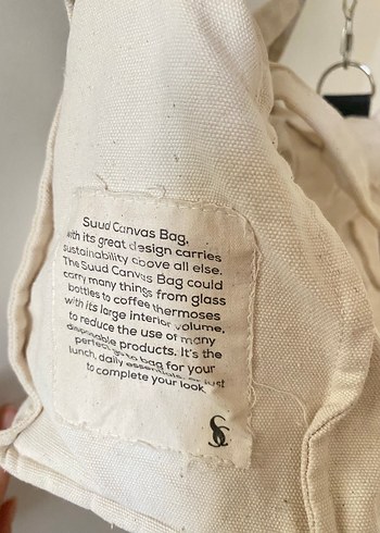  Beden ten rengi Renk Suud collection canvas Kadın Çanta
