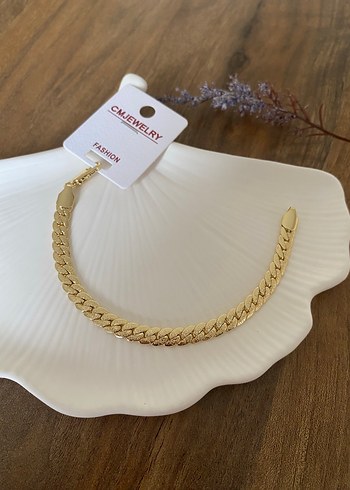 CM 14k vip seri parıltılı gold bileklik - Görsel 2