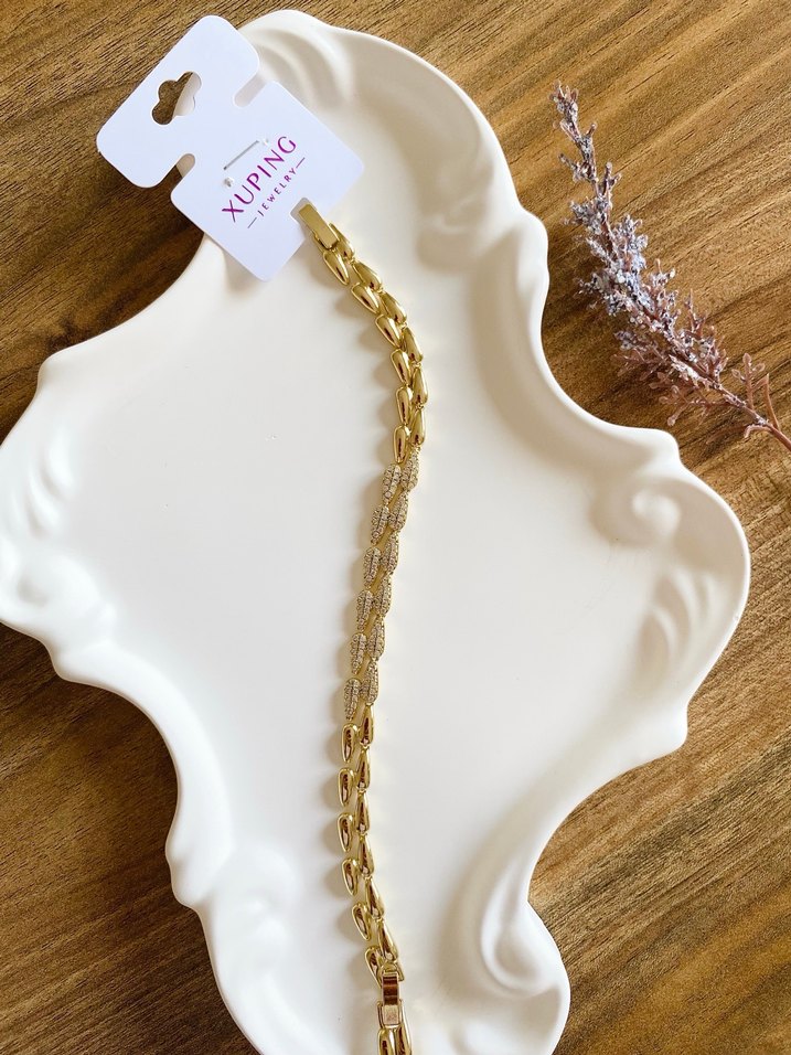 Orijinal xp damgalı kuyum model 14k Xuping bileklik - Görsel 3