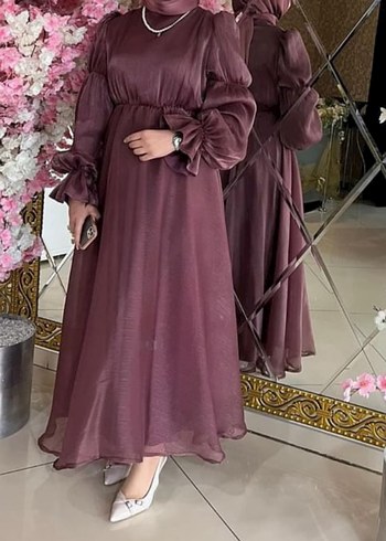 Uzun Kollu Kadın Abiye - Görsel 4