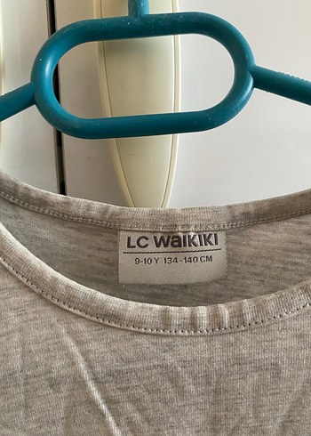 Kız Çocuk Gri Kısa Kollu tişört 9-10 yas - Görsel 3