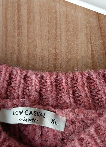 xl Beden pembe oversize kazak