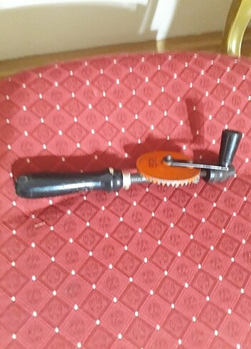 Vintage matkap ve terazi