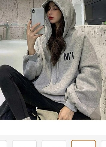 Zara Gri oversize sweatshirt 
