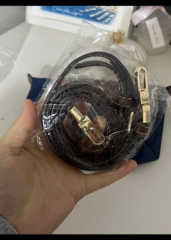 Kahverengi Deri Kadın Çapraz Çanta - Görsel 3