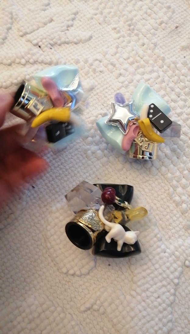 Renkli Desenli parfüm şişesi kapağı - Görsel 3