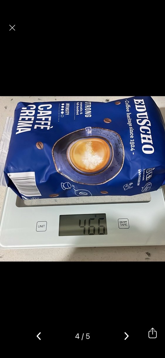 Eduscho Caffe Crema Çekirdek Kahve 2'li Paket - Görsel 4