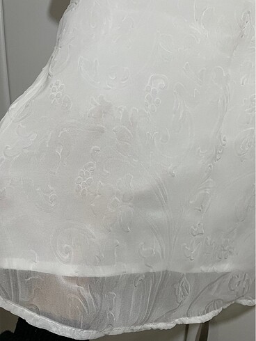 Kısa kollu beyaz tişört önü desenli s beden - Görsel 3