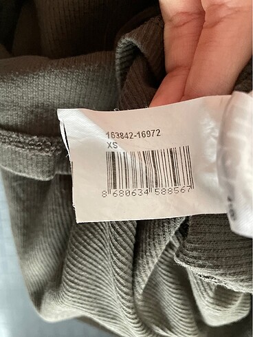 Mavi marka haki rengi askılı tişört - Görsel 7