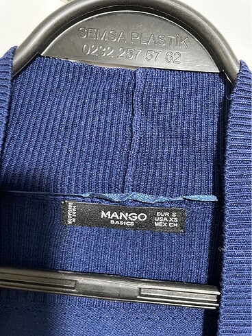 Mango Mango s beden ince triko hırka yan kısmı yırtmaçlı