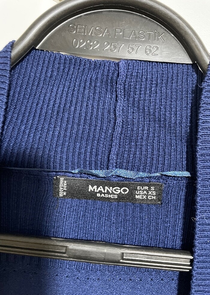 Mango s beden ince triko hırka yan kısmı yırtmaçlı - Görsel 2