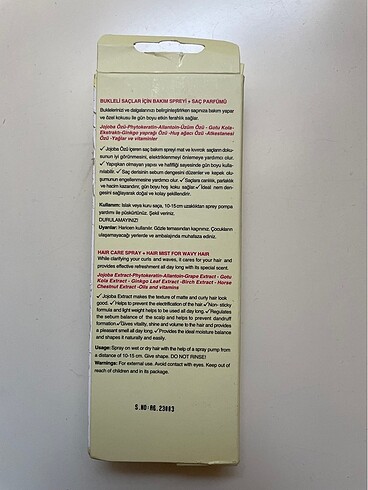 Soho n.y.c. Bukle belirginleştirici saç spreyi ve saç parfümü - Görsel 2