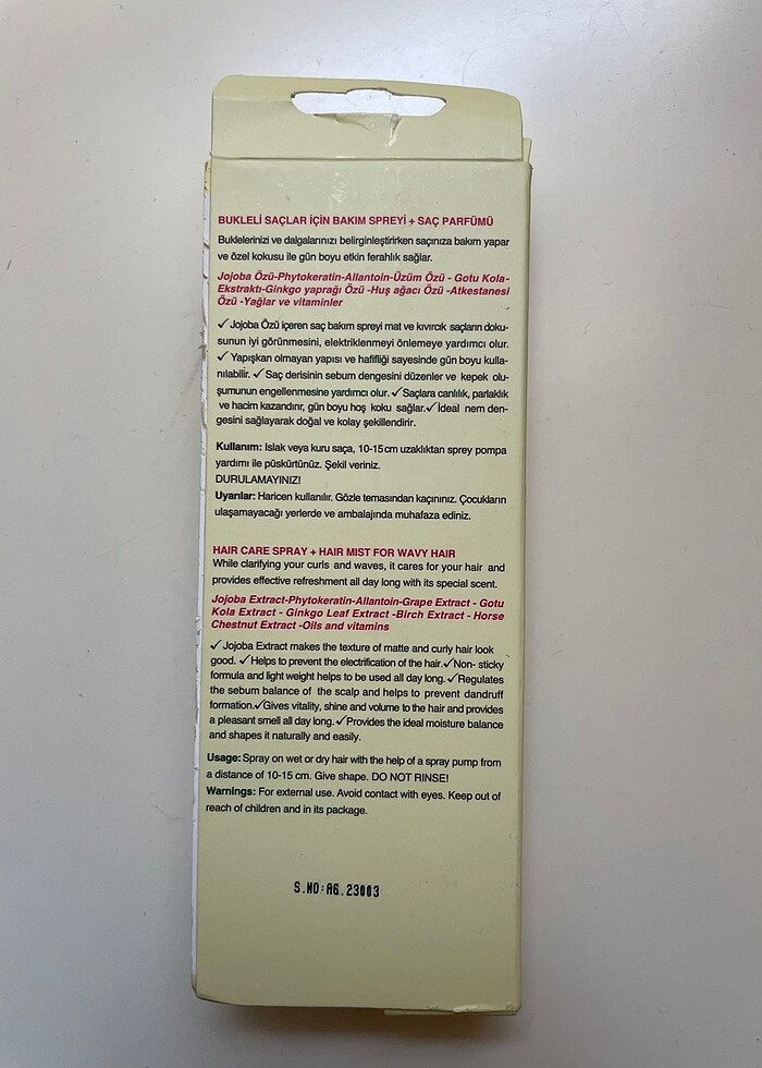 Soho n.y.c. Bukle belirginleştirici saç spreyi ve saç parfümü - Görsel 2