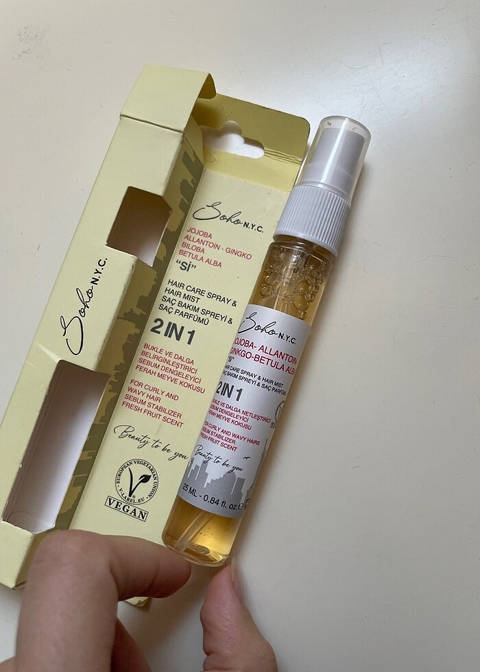 Soho n.y.c. Bukle belirginleştirici saç spreyi ve saç parfümü - Görsel 4