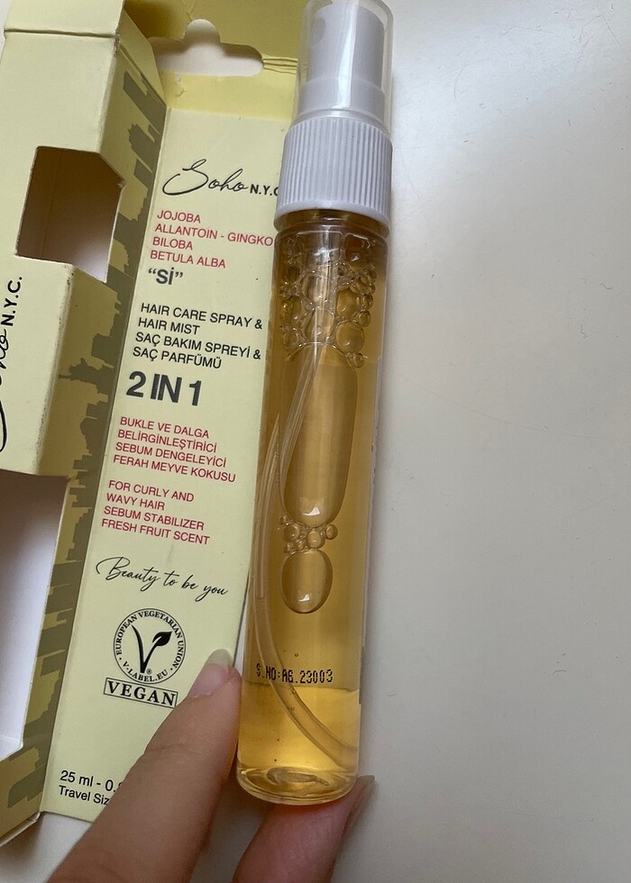 Soho n.y.c. Bukle belirginleştirici saç spreyi ve saç parfümü - Görsel 5