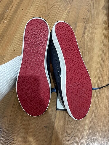 Tommy hilfiger textile sneaker lacivert - Görsel 5