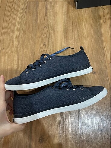 Tommy hilfiger textile sneaker lacivert - Görsel 6