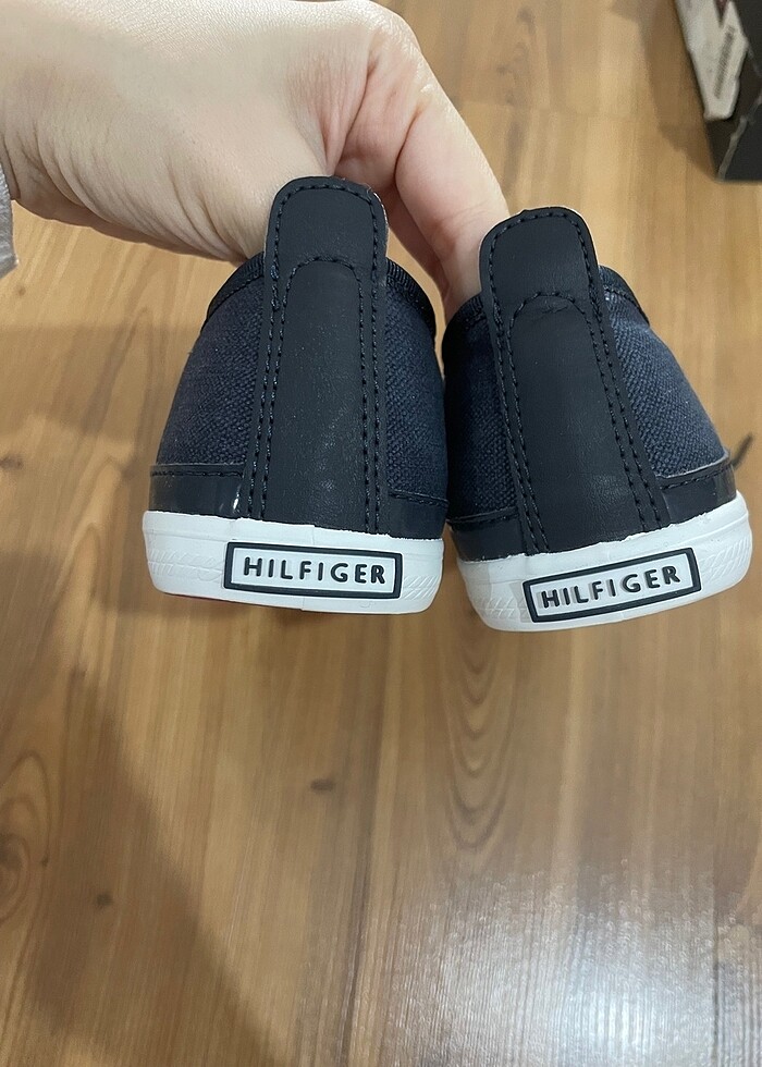 Tommy hilfiger textile sneaker lacivert - Görsel 4