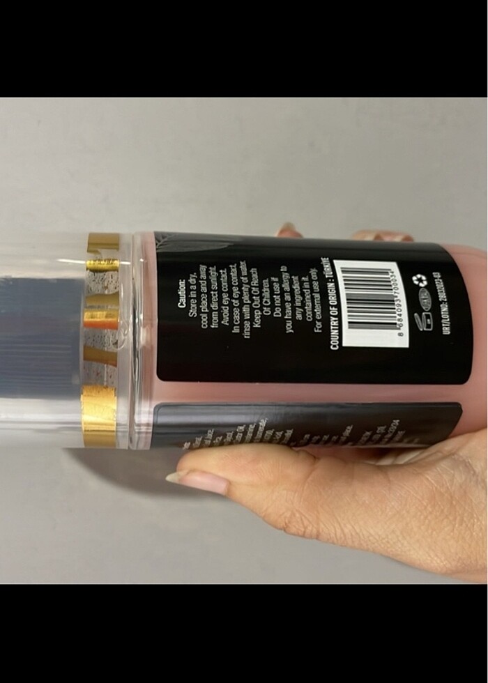 Biyba pembe inci vücut spreyi - Görsel 3