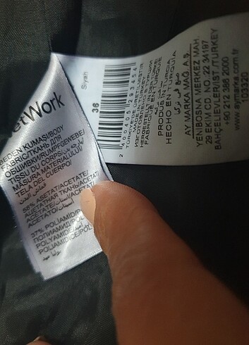 Network yeni etiketli ceket - Görsel 5