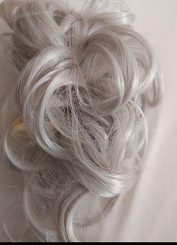 Platin postij saçlı toka - Görsel 2