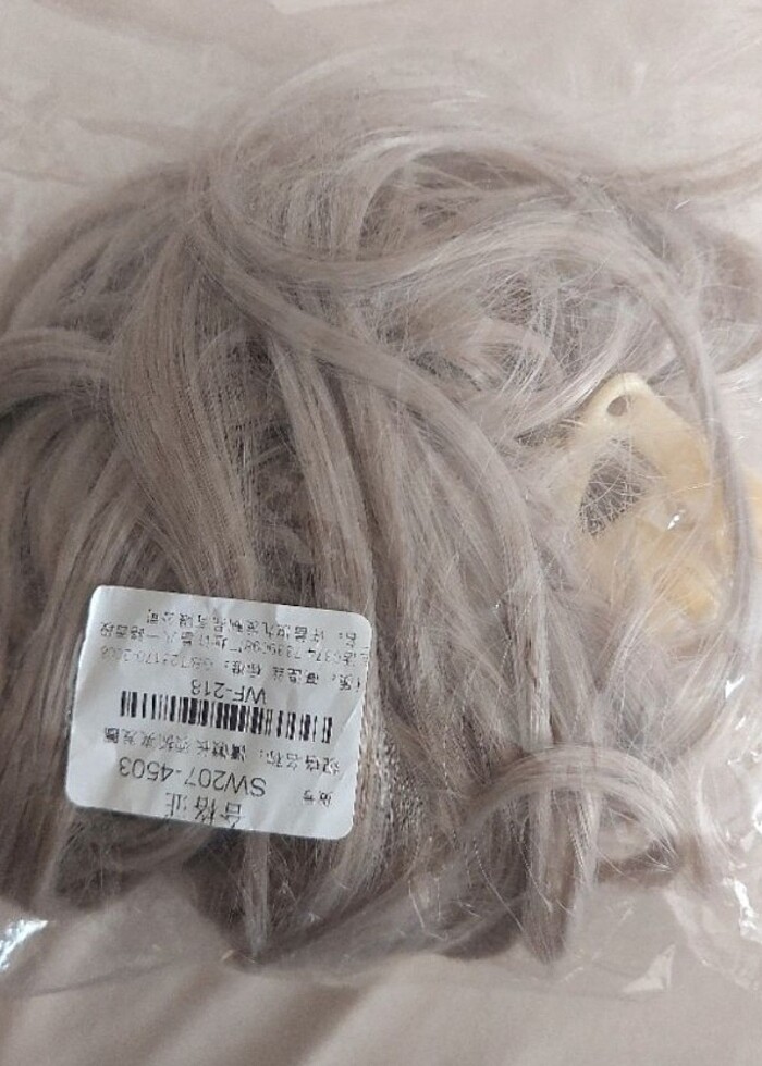 Platin postij saçlı toka - Görsel 3