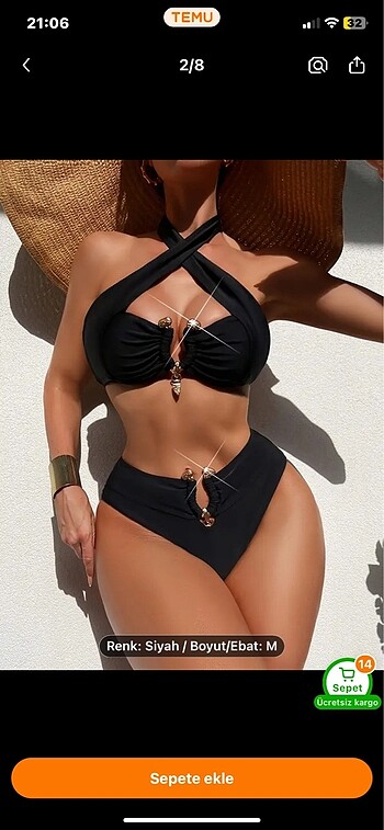 Alt üst bikini takımı