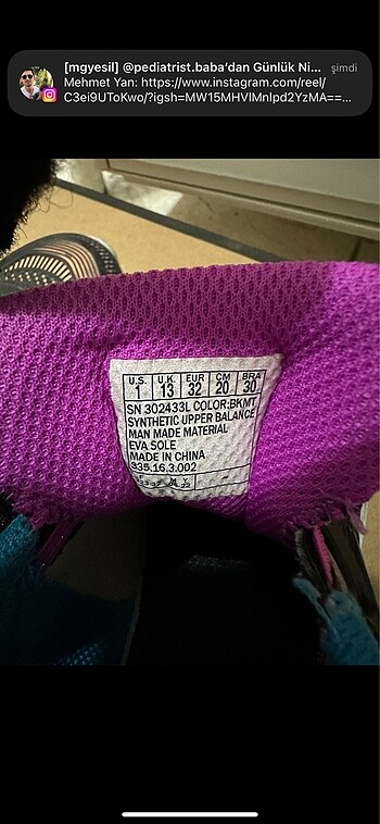 32 Beden Skechers ayakkabı