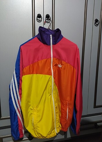 Adidas vintage yağmurluk 