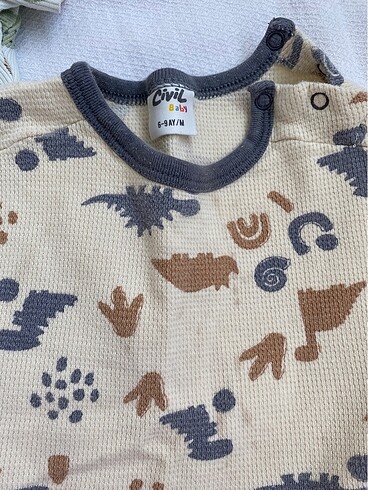 6-9 Ay Beden Civil baby muslin bebek tişört