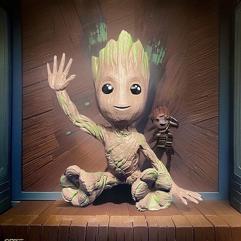 Bebek Groot Figürü - Marvel Evreninin Sevimli Kahramanı?