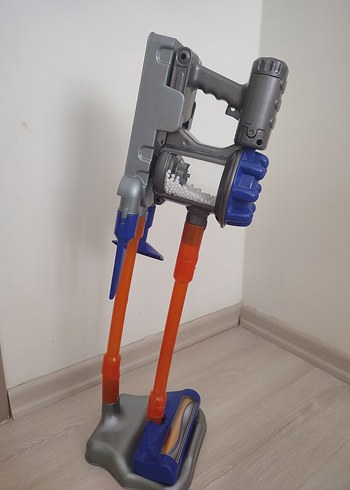 oyuncak dyson Mavi Gri Süpürge